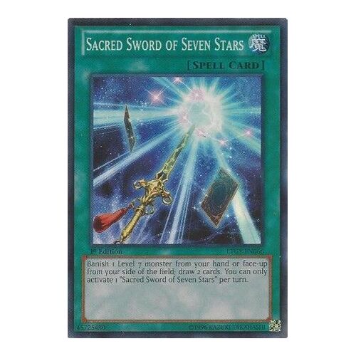 LTGY-EN066 Sacred Sword Of The Seven Stars Super 1ST Edition NM