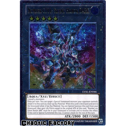Ultimate Rare - Number C101: Silent Honor Dark - LVAL-EN046 UNL Edition NM