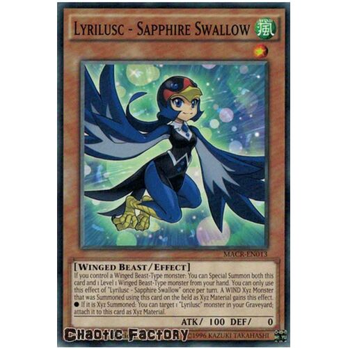 MACR-EN013 Lyrilusc - Sapphire Swallow -  Common 1st Edition NM