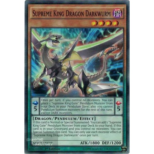 Supreme King Dragon Darkwurm - MACR-EN019 Common 1st edition NM