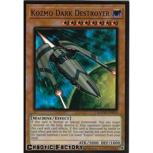 MAGO-EN014 Kozmo Dark Destroyer Premium Gold Rare 1st Edition NM