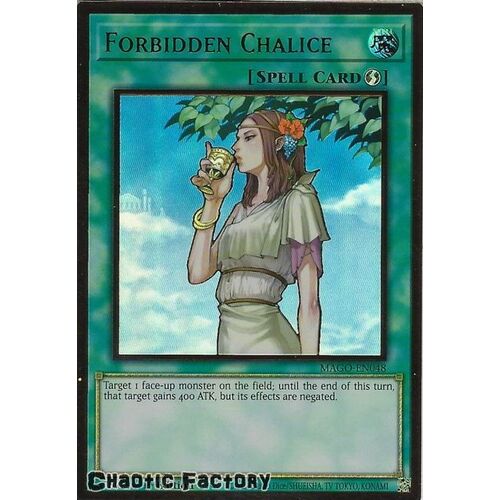 MAGO-EN048 Forbidden Chalice Premium Gold Rare 1st Edition NM