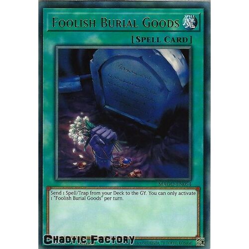 MAGO-EN054 Foolish Burial Goods Rare 1st Edition NM