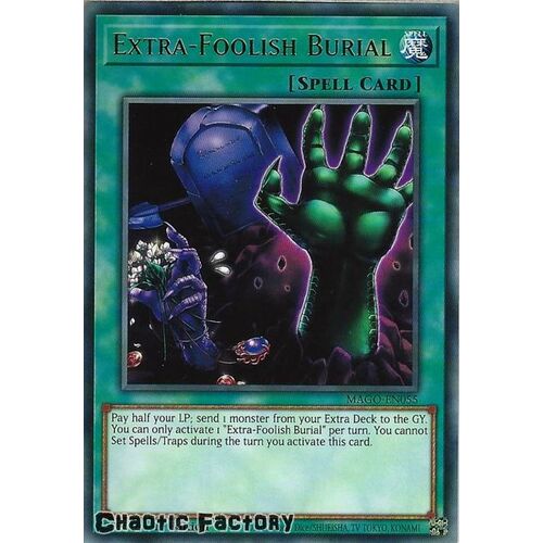 MAGO-EN055 Extra-Foolish Burial Rare 1st Edition NM
