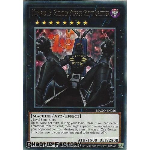 MAGO-EN056 Number 15: Gimmick Puppet Giant Grinder Rare 1st Edition NM