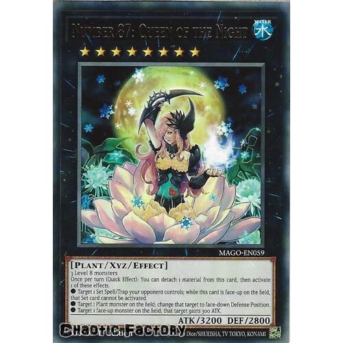 MAGO-EN059 Number 87: Queen of the Night Rare 1st Edition NM