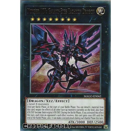 MAGO-EN062 Number 107: Galaxy-Eyes Tachyon Dragon Rare 1st Edition NM