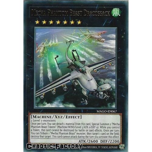 MAGO-EN067 Mecha Phantom Beast Dracossack Rare 1st Edition NM