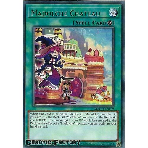 MAGO-EN069 Madolche Chateau Rare 1st Edition NM