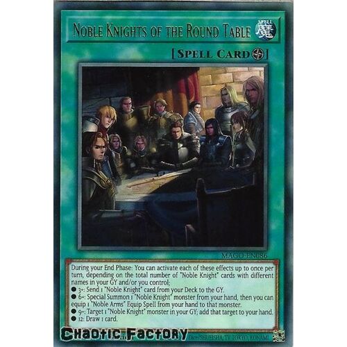 MAGO-EN086 Noble Knights of the Round Table Rare 1st Edition NM