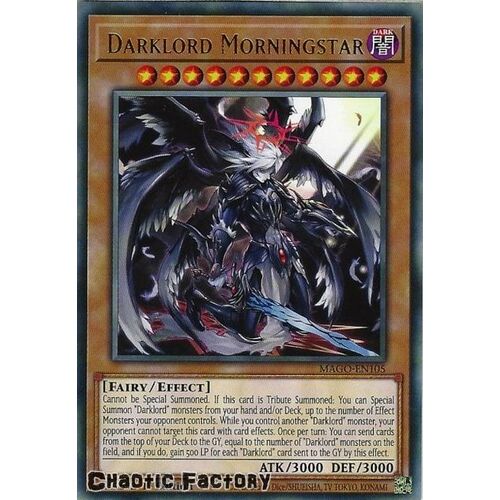MAGO-EN105 Darklord Morningstar Rare 1st Edition NM