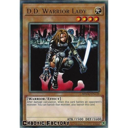 MAGO-EN110 D.D. Warrior Lady Rare 1st Edition NM