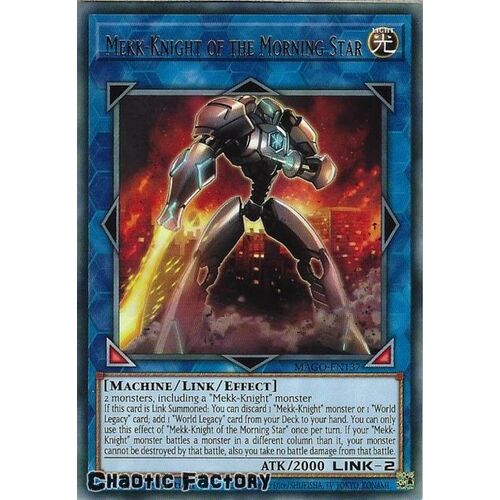 MAGO-EN137 Mekk-Knight of the Morning Star Rare 1st Edition NM