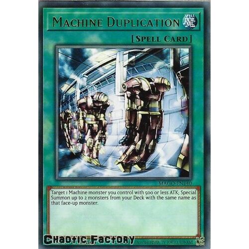 MAGO-EN140 Machine Duplication Rare 1st Edition NM