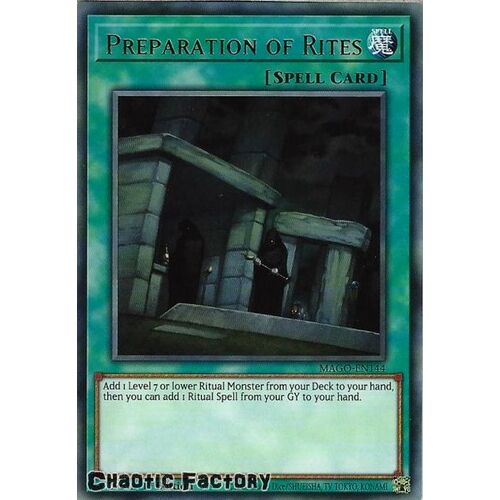 MAGO-EN144 Preparation of Rites Rare 1st Edition NM