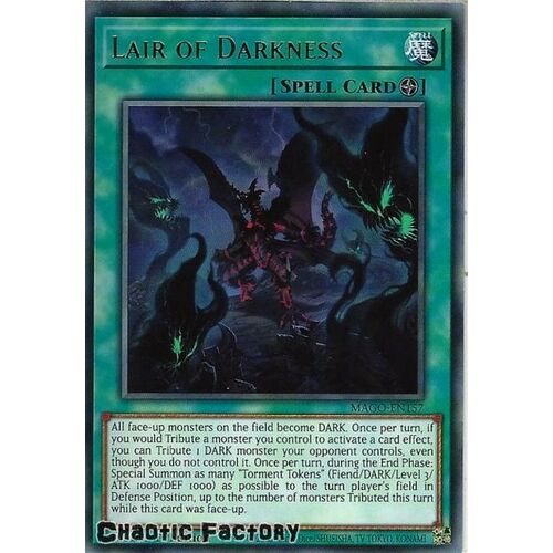 MAGO-EN157 Lair of Darkness Rare 1st Edition NM
