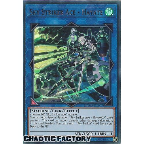 MAMA-EN007 Sky Striker Ace - Hayate Ultra Rare 1st Edition NM