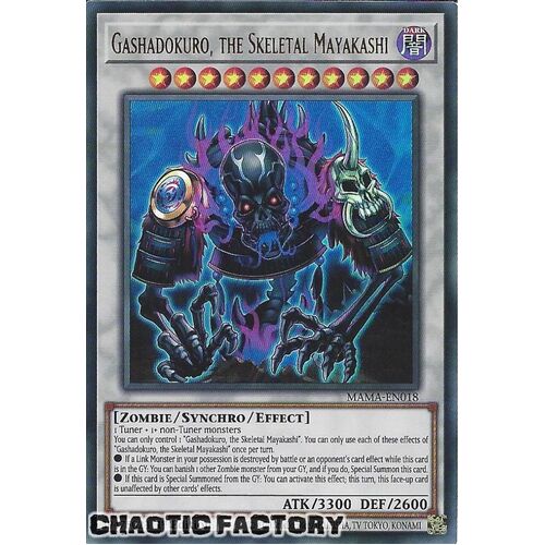MAMA-EN018 Gashadokuro, the Skeletal Mayakashi Ultra Rare 1st Edition NM