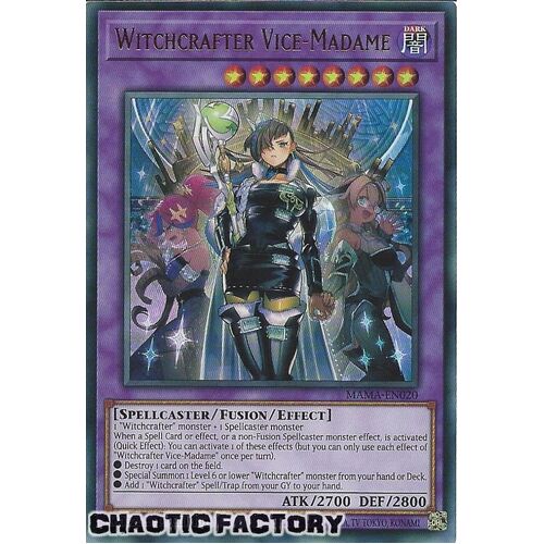 MAMA-EN020 Witchcrafter Vice-Madame Ultra Rare 1st Edition NM