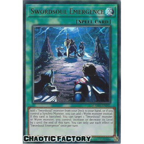 MAMA-EN041 Swordsoul Emergence Ultra Rare 1st Edition NM