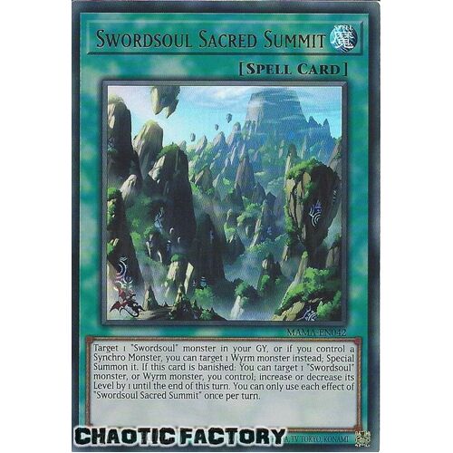 MAMA-EN042 Swordsoul Sacred Summit Ultra Rare 1st Edition NM