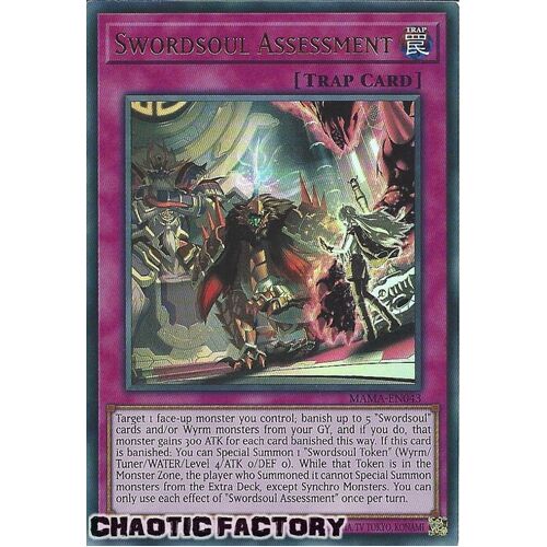 MAMA-EN043 Swordsoul Assessment Ultra Rare 1st Edition NM