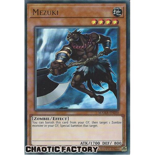 MAMA-EN050 Mezuki Ultra Rare 1st Edition NM