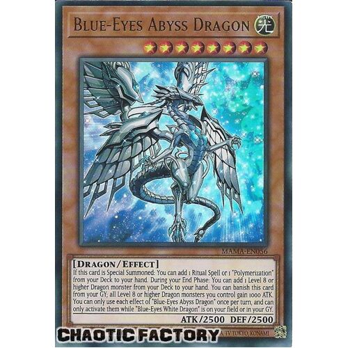 MAMA-EN056 Blue-Eyes Abyss Dragon Ultra Rare 1st Edition NM