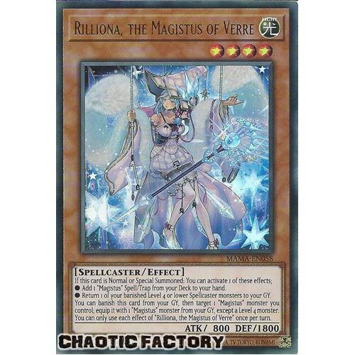 MAMA-EN058 Rilliona, the Magistus of Verre Ultra Rare 1st Edition NM