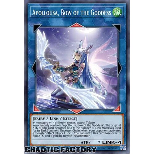 MAMA-EN075 Apollousa, Bow of the Goddess (alternate art) Ultra Rare 1st Edition NM