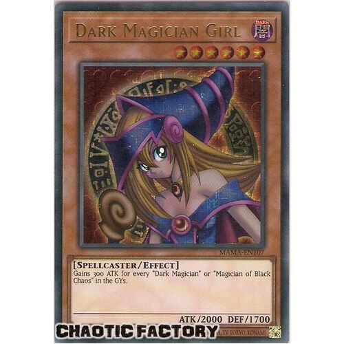 MAMA-EN107 Dark Magician Girl Ultra Pharaohs Rare 1st Edition NM