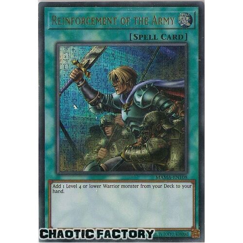 MAMA-EN108 Reinforcement of the Army Ultra Pharaohs Rare 1st Edition NM