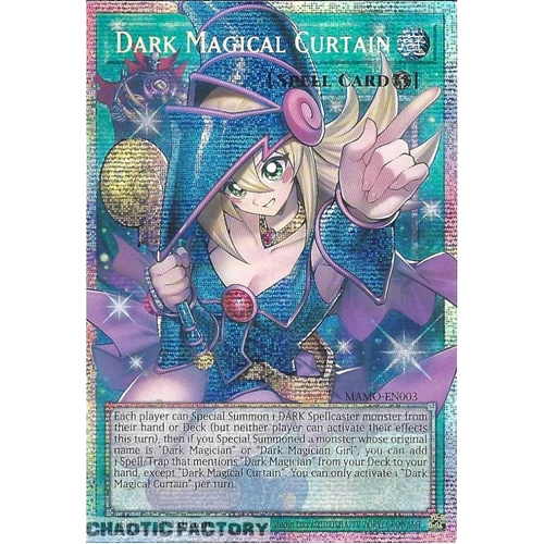 MAMO-EN003 Dark Magical Curtain OVERFRAME Starlight Rare 1st Edition NM