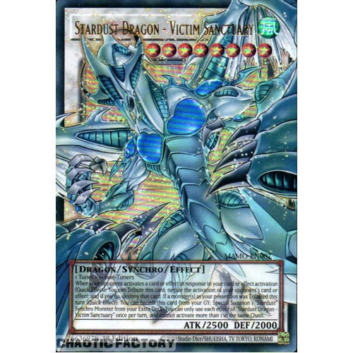 MAMO-EN007 Stardust Dragon - Victim Sanctuary OVERFRAME Ultra Rare 1st Edition NM