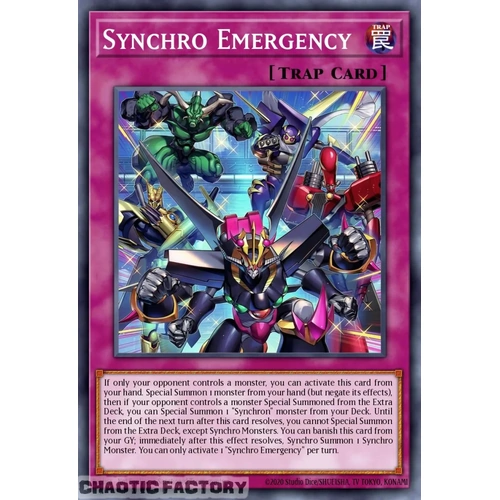 MAMO-EN009 Synchro Emergency Ultra Rare 1st Edition NM