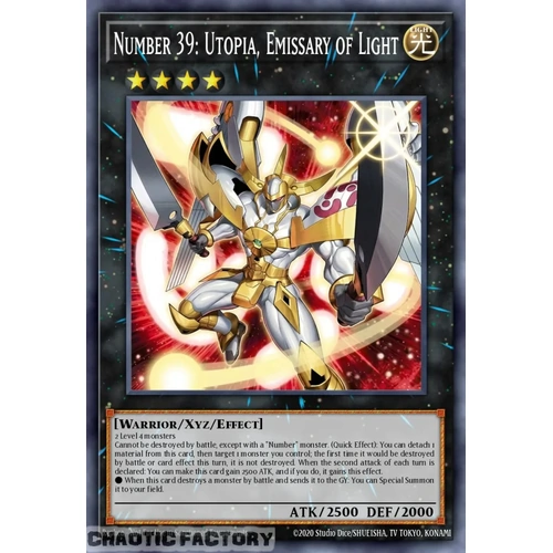 MAMO-EN010 Number 39: Utopia, Emissary of Light Ultra Rare 1st Edition NM