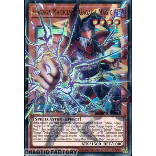 MAMO-EN011 Gagaga Magician - Gagaga Magic OVERFRAME Ultra Rare 1st Edition NM