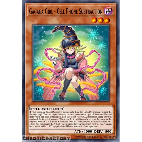 MAMO-EN012 Gagaga Girl - Cell Phone Subtraction Ultra Rare 1st Edition NM