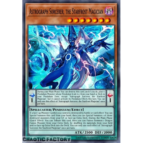 MAMO-EN015 Astrograph Sorcerer, the Starfrost Magician Ultra Rare 1st Edition NM