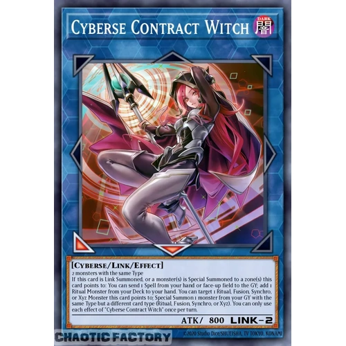 MAMO-EN018 Cyberse Contract Witch Ultra Rare 1st Edition NM