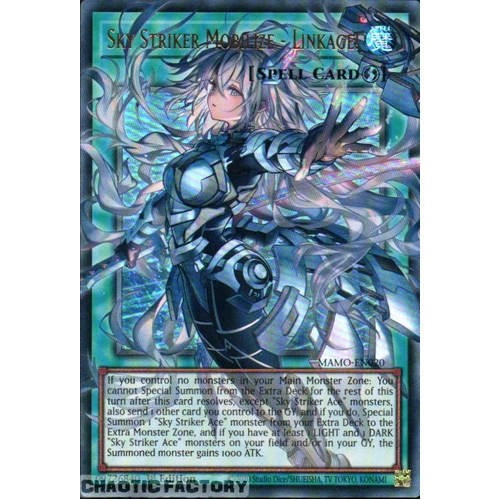 MAMO-EN020 Sky Striker Mobilize - Linkage! OVERFRAME Ultra Rare 1st Edition NM