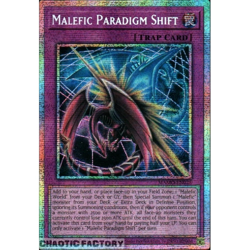 MAMO-EN025 Malefic Paradigm Shift Starlight Rare 1st Edition NM