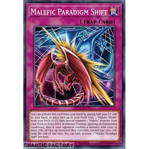 MAMO-EN025 Malefic Paradigm Shift Ultra Rare 1st Edition NM