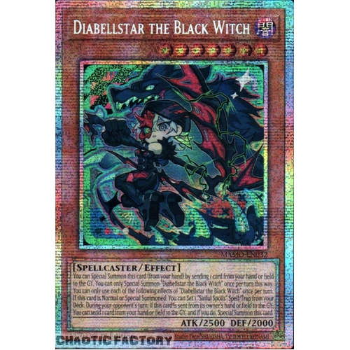 MAMO-EN032 Diabellstar the Black Witch Starlight Rare 1st Edition NM