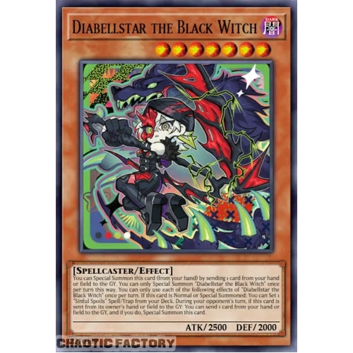 MAMO-EN032 Diabellstar the Black Witch Ultra Rare 1st Edition NM