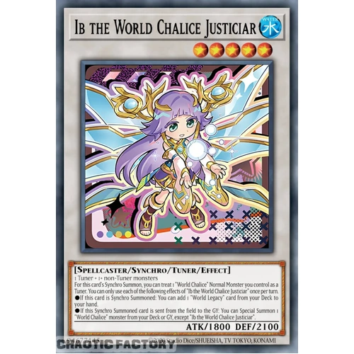 MAMO-EN034 Ib the World Chalice Justiciar Ultra Rare 1st Edition NM