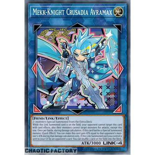 MAMO-EN037 Mekk-Knight Crusadia Avramax Ultra Rare 1st Edition NM