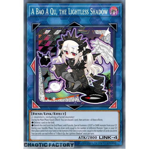 MAMO-EN038 A Bao A Qu, the Lightless Shadow Secret Rare 1st Edition NM