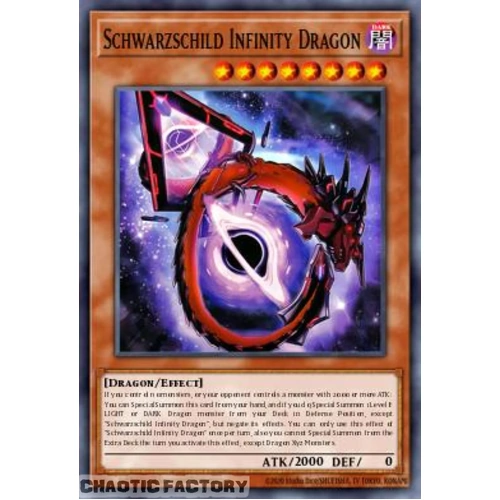 MAMO-EN053 Schwarzschild Infinity Dragon Ultra Rare 1st Edition NM