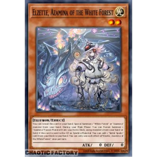 MAMO-EN054 Elzette, Azamina of the White Forest Ultra Rare 1st Edition NM